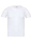 Adult White T-Shirt Iconic V-Neck