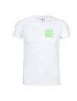 Adult White T-Shirt Iconic V-Neck
