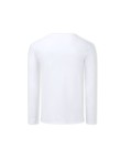 Adult White T-Shirt Iconic Long Sleeve T