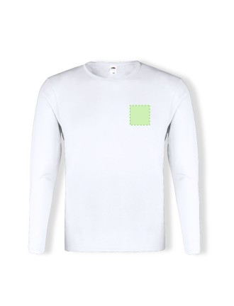 Adult White T-Shirt Iconic Long Sleeve T
