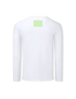 Adult White T-Shirt Iconic Long Sleeve T