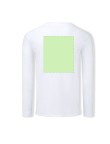 Adult White T-Shirt Iconic Long Sleeve T