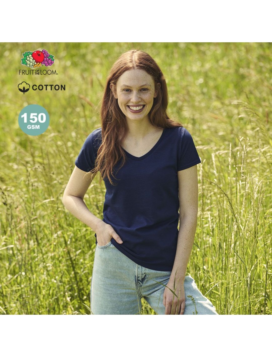 Women Colour T-Shirt Iconic V-Neck