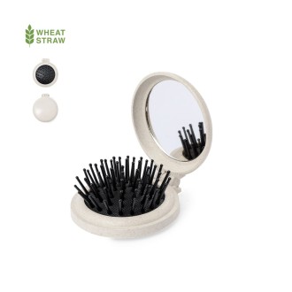 Hairbrush with Mirror Flege