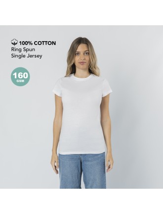 Women White T-Shirt Seiyo