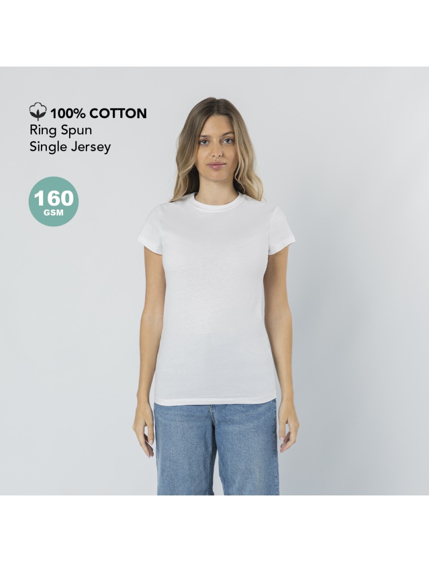 Women White T-Shirt Seiyo