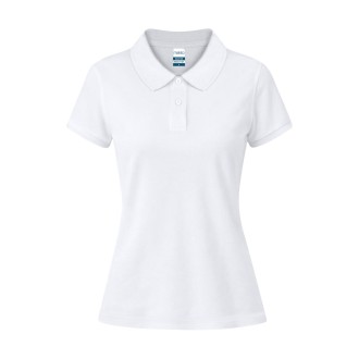 Women White Polo Shirt Koupan