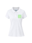 Women White Polo Shirt Koupan