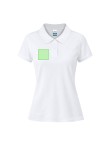 Women White Polo Shirt Koupan