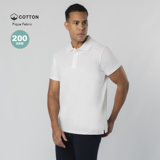 Adult White Polo Shirt Chaplin