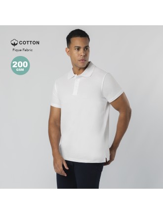 Adult White Polo Shirt Chaplin