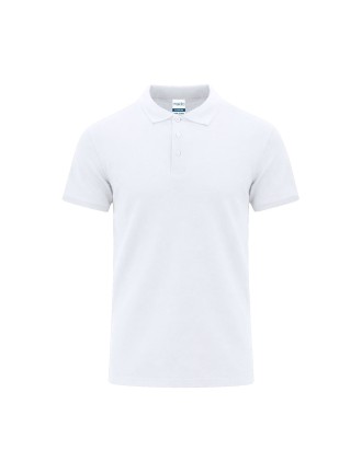 Adult White Polo Shirt Chaplin