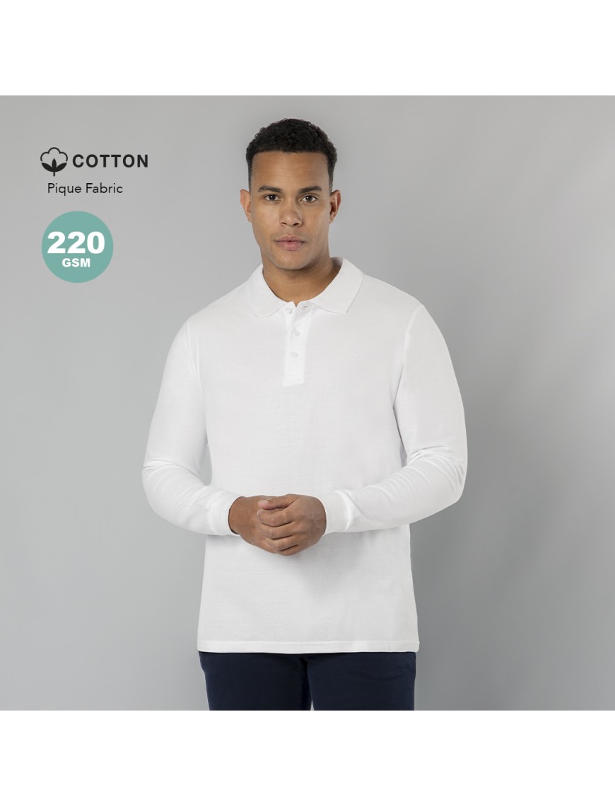 Adult White Polo Shirt Charlot