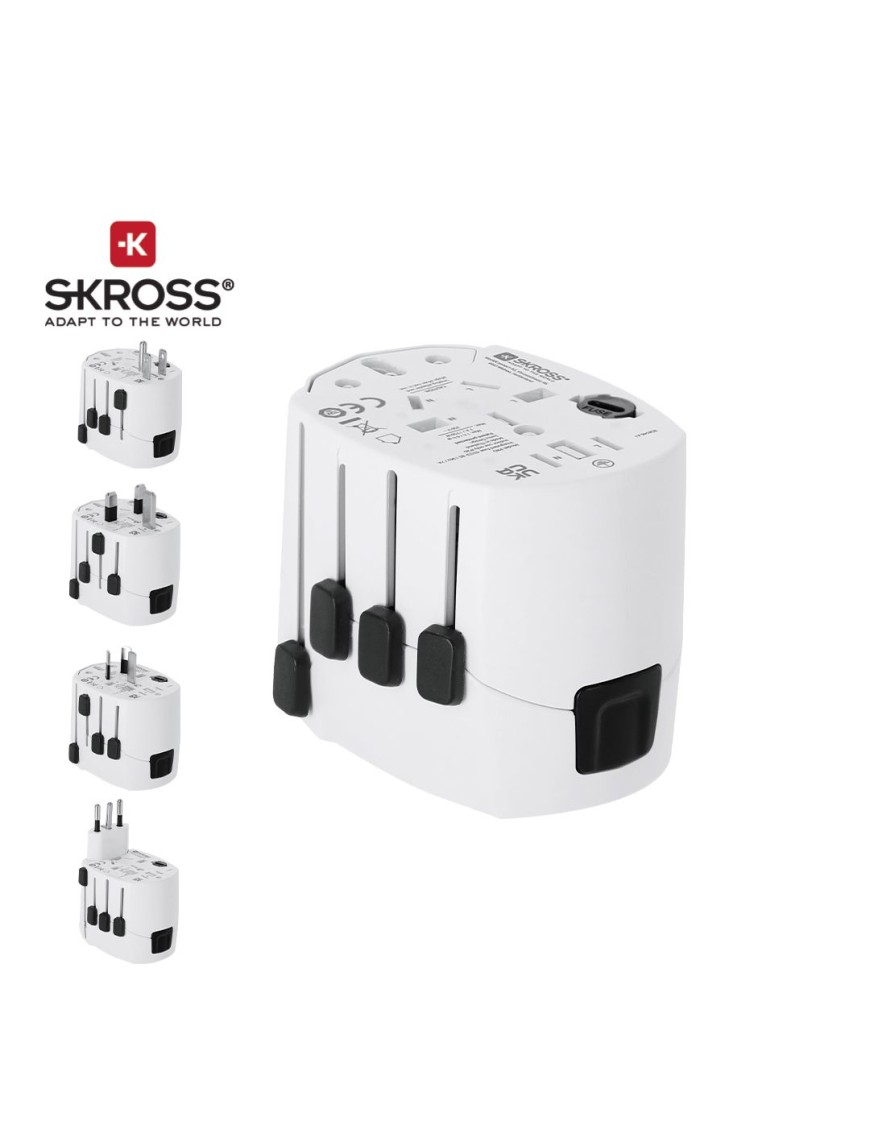 Universal Travel Adapter Skross PRO 3-POLE