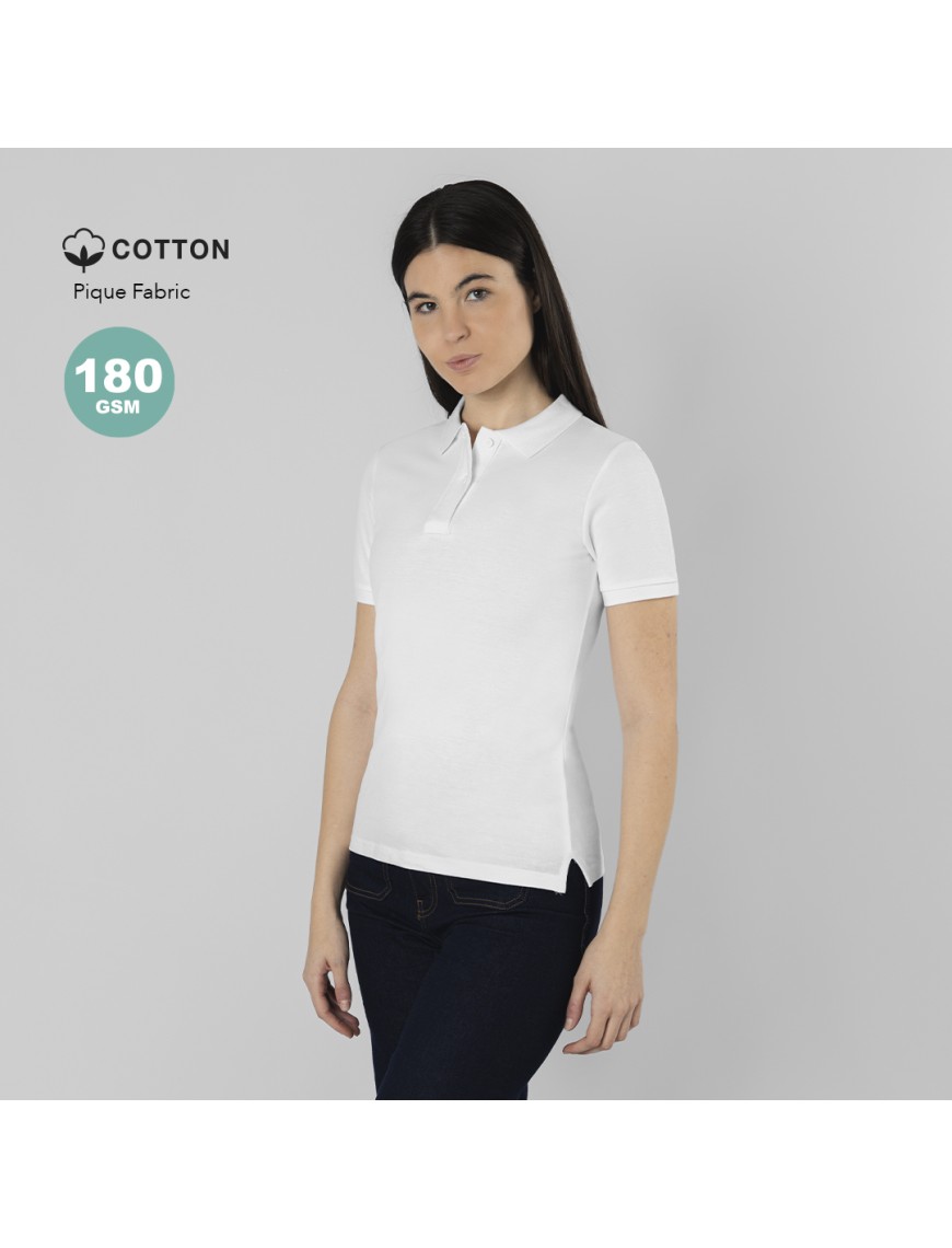 Women White Polo Shirt Charles