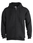 Adult Hooded + Zipper Sweatshirt 