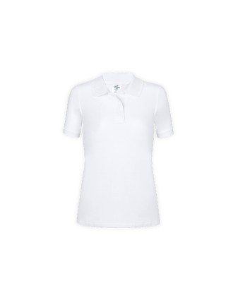 Women White Polo Shirt 