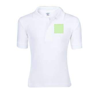 Kids White Polo Shirt 