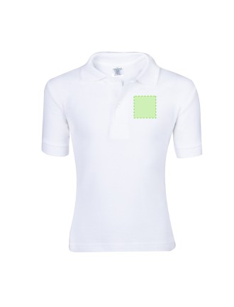 Kids White Polo Shirt 