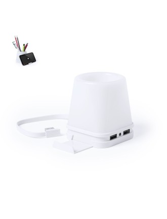 USB Hub Pencil Holder Belind